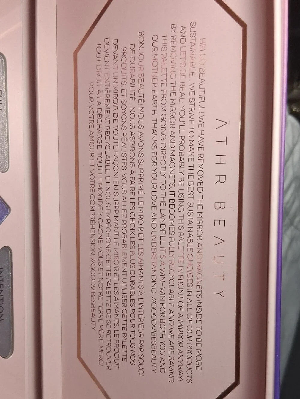 ATHR Beauty Purple Eyeshadow Palette